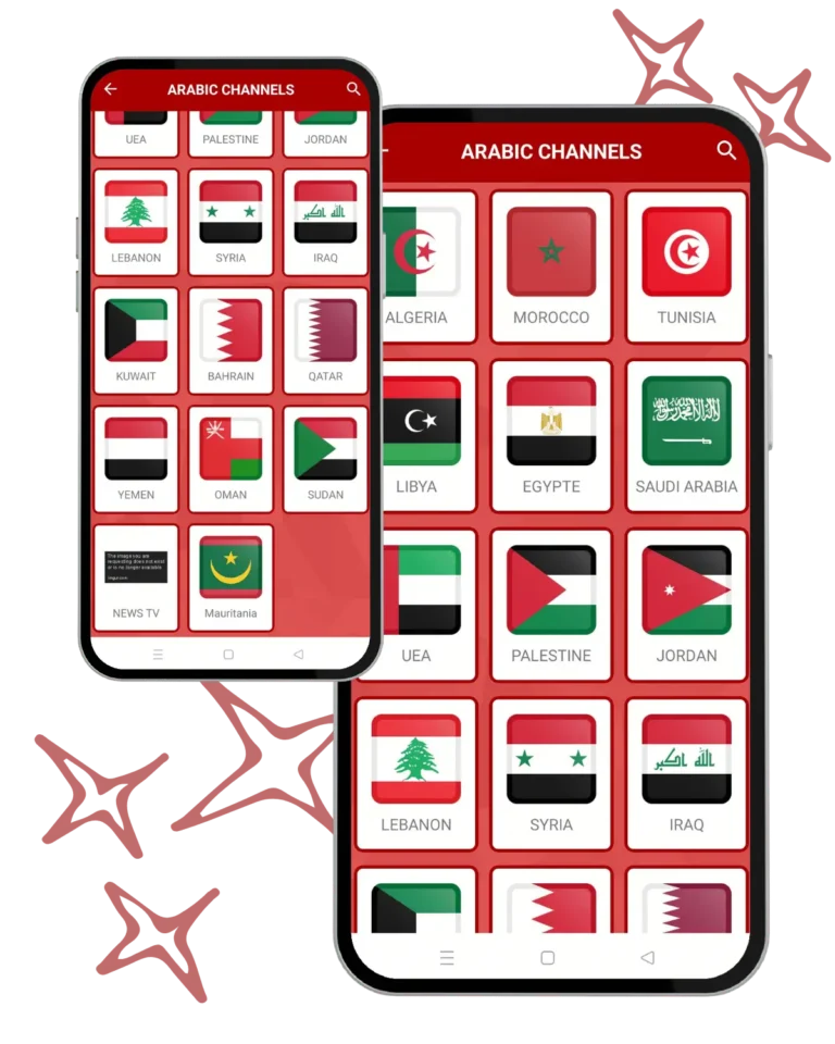 قائمة القنوات العربية حسب الدولة في تطبيق Yacine TV